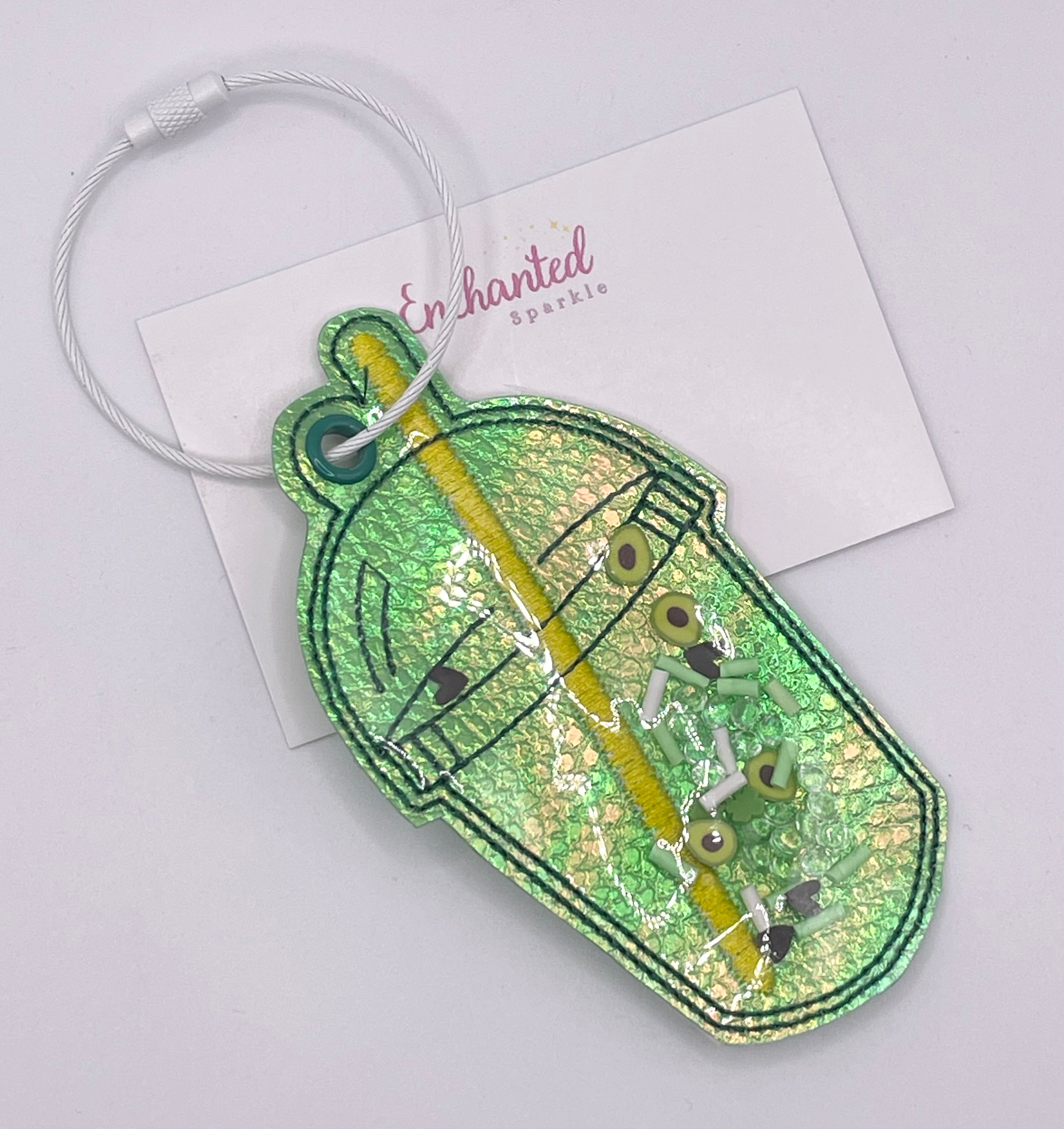 Green Tea Bag Tag