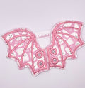 Pink Ghosts Shoe Lace Wings