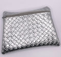 Silver Basket Weave Purse
