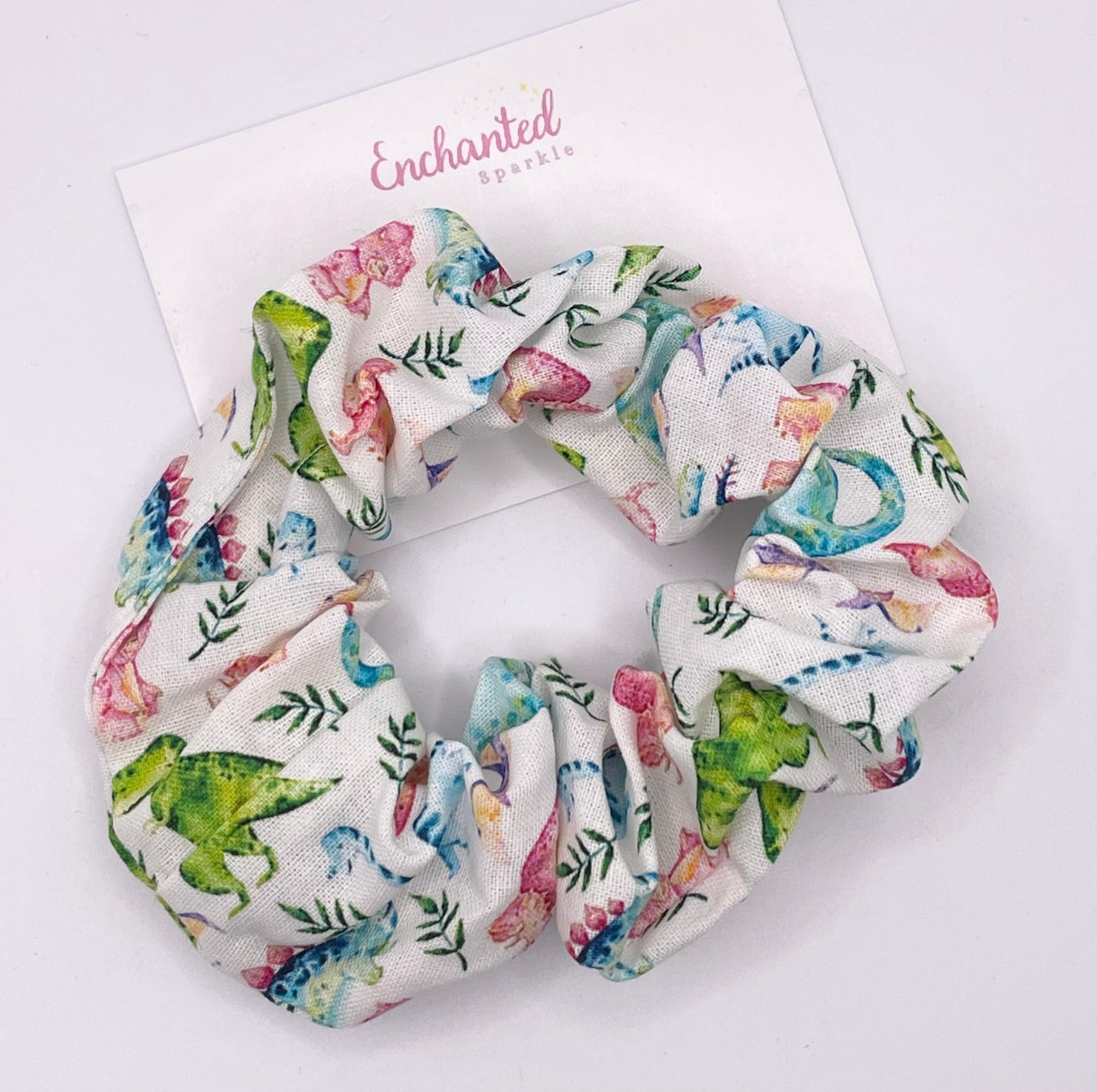 Dinosaurs Hair Scrunchie