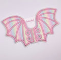 Matte Pastel Rainbow Shoe Lace Wings