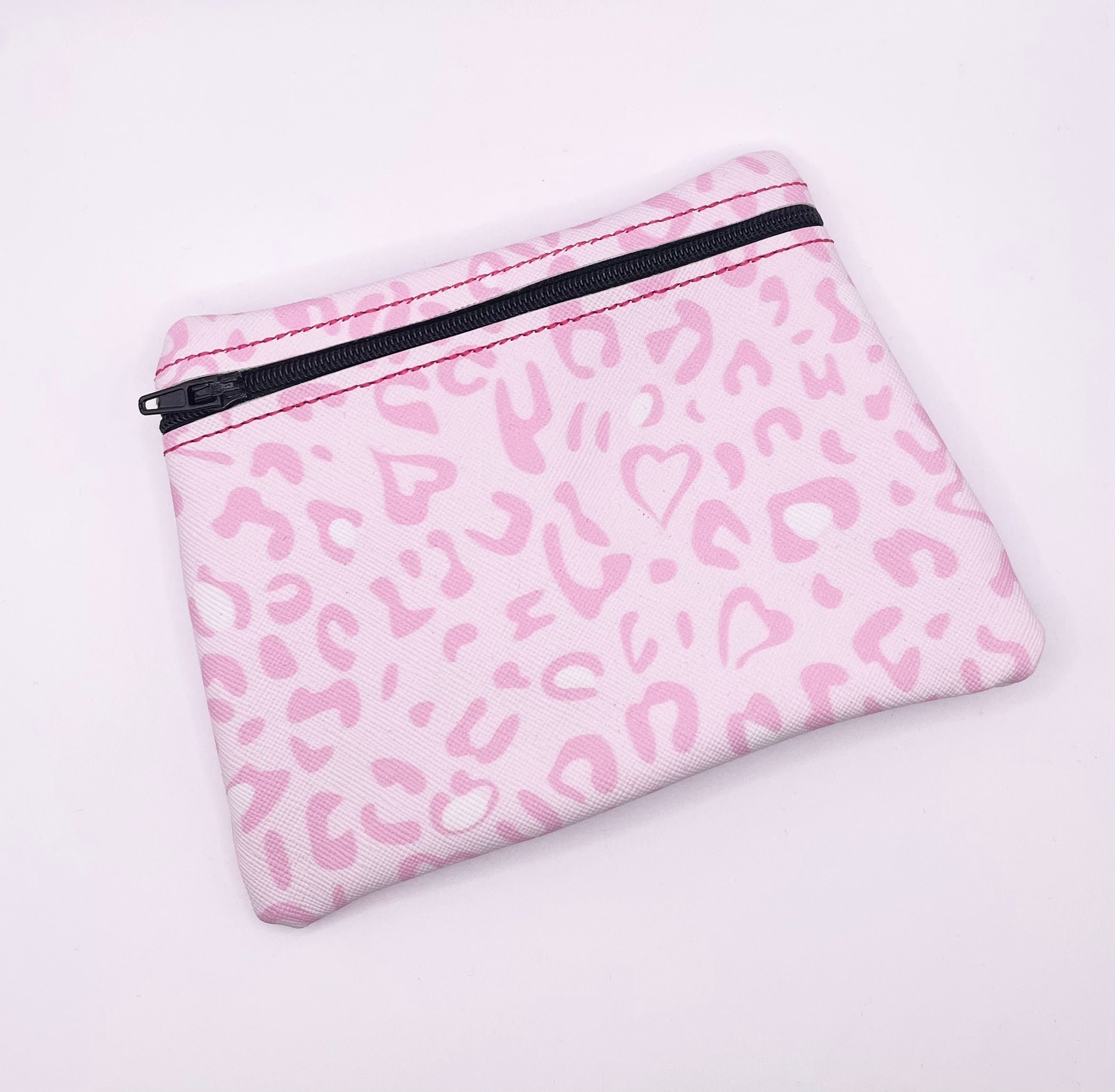 Light Pink Leopard Print Purse