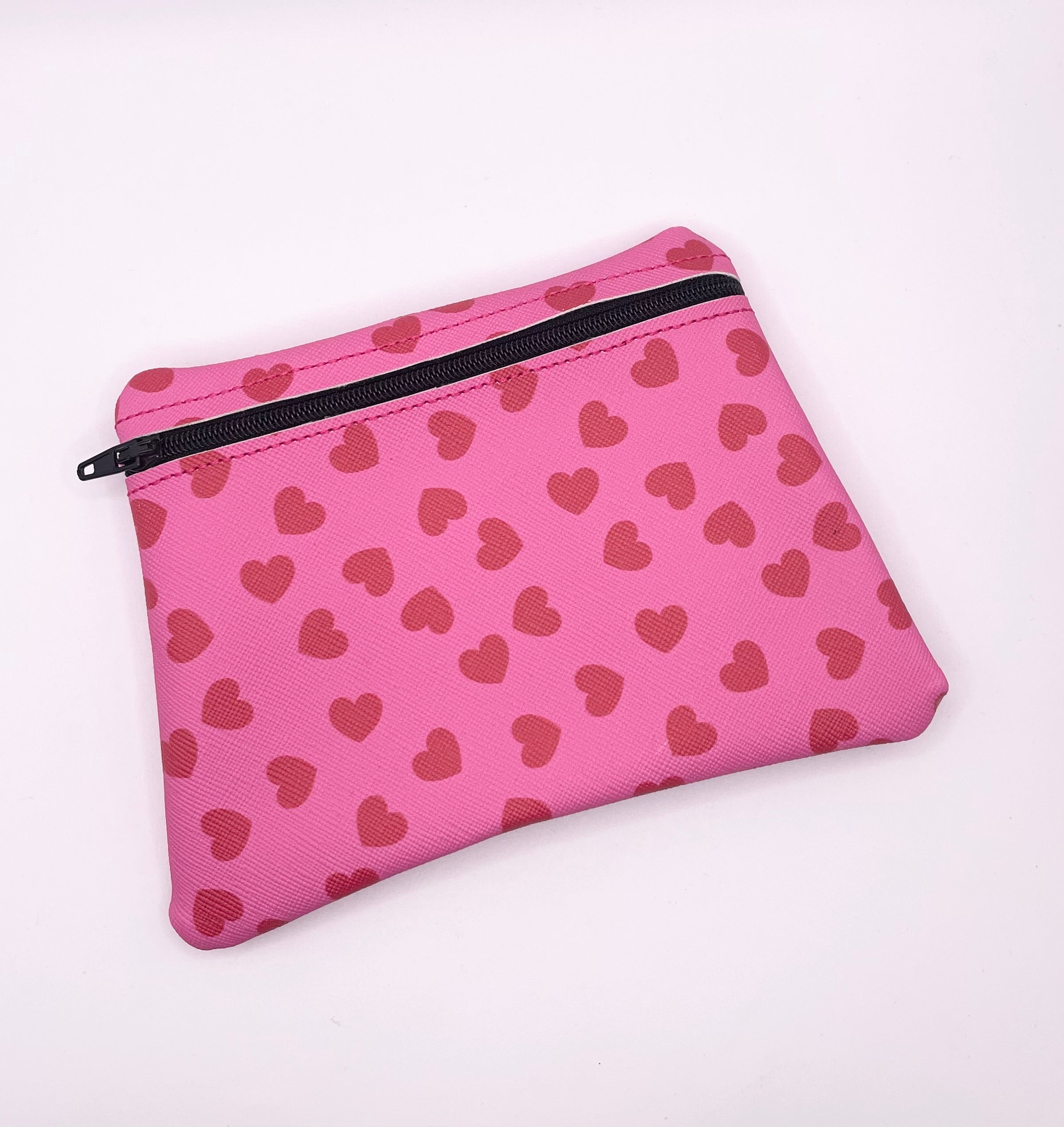 Hot Pink Hearts Purse