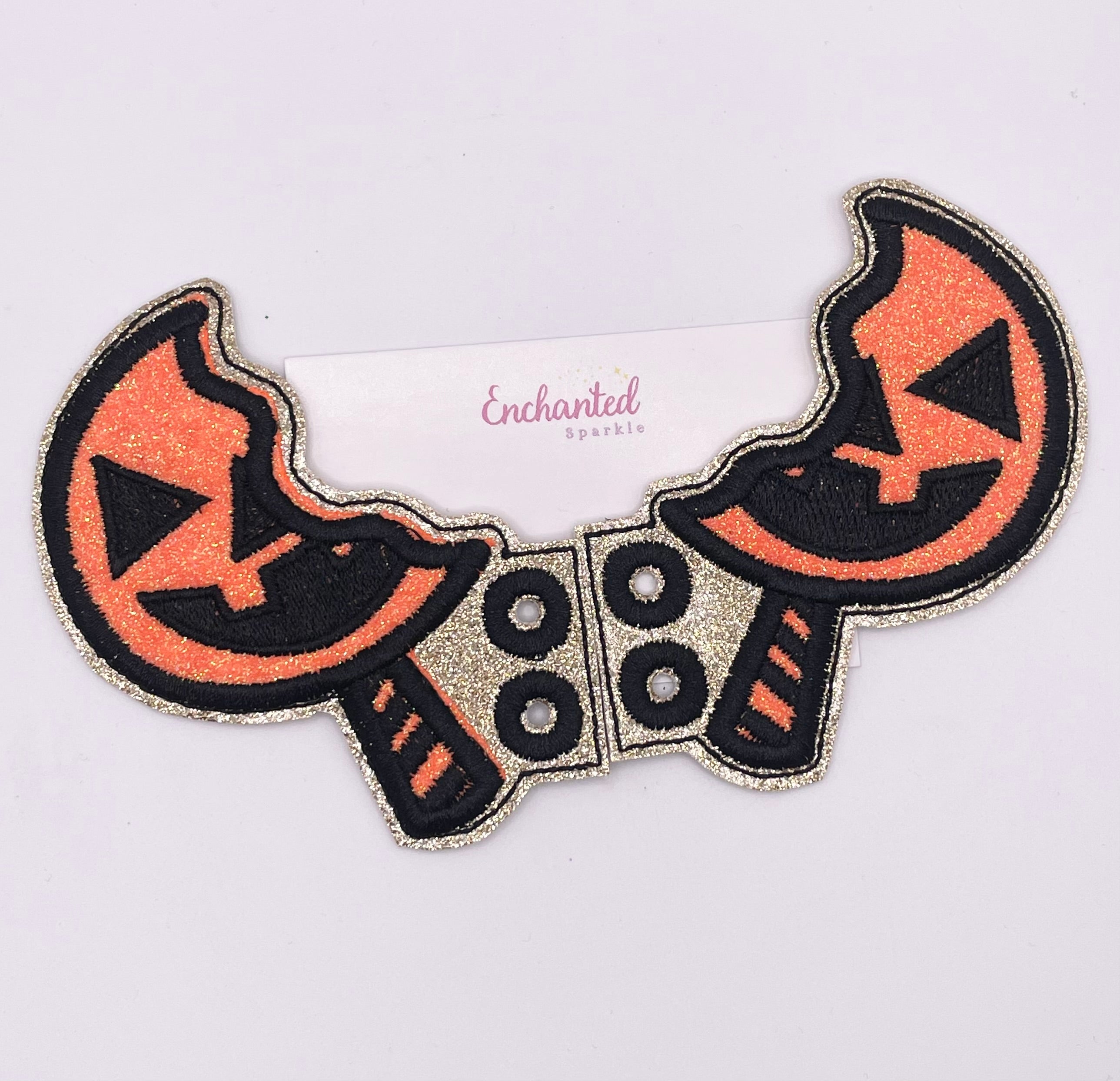 Pumpkin Shoe Lace Wings