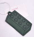 Green Brick Bag Tag