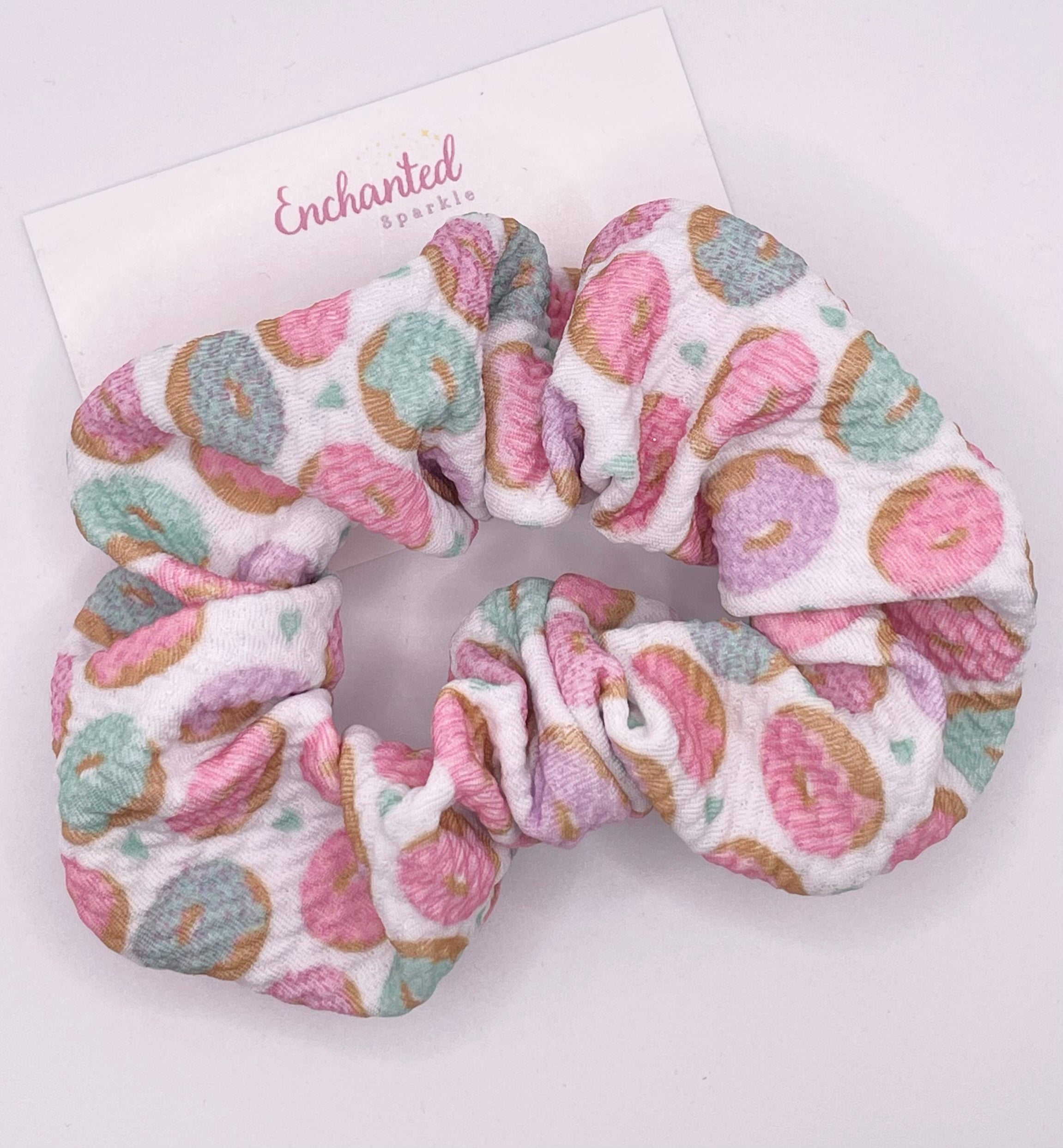 Donuts Hair Scrunchie