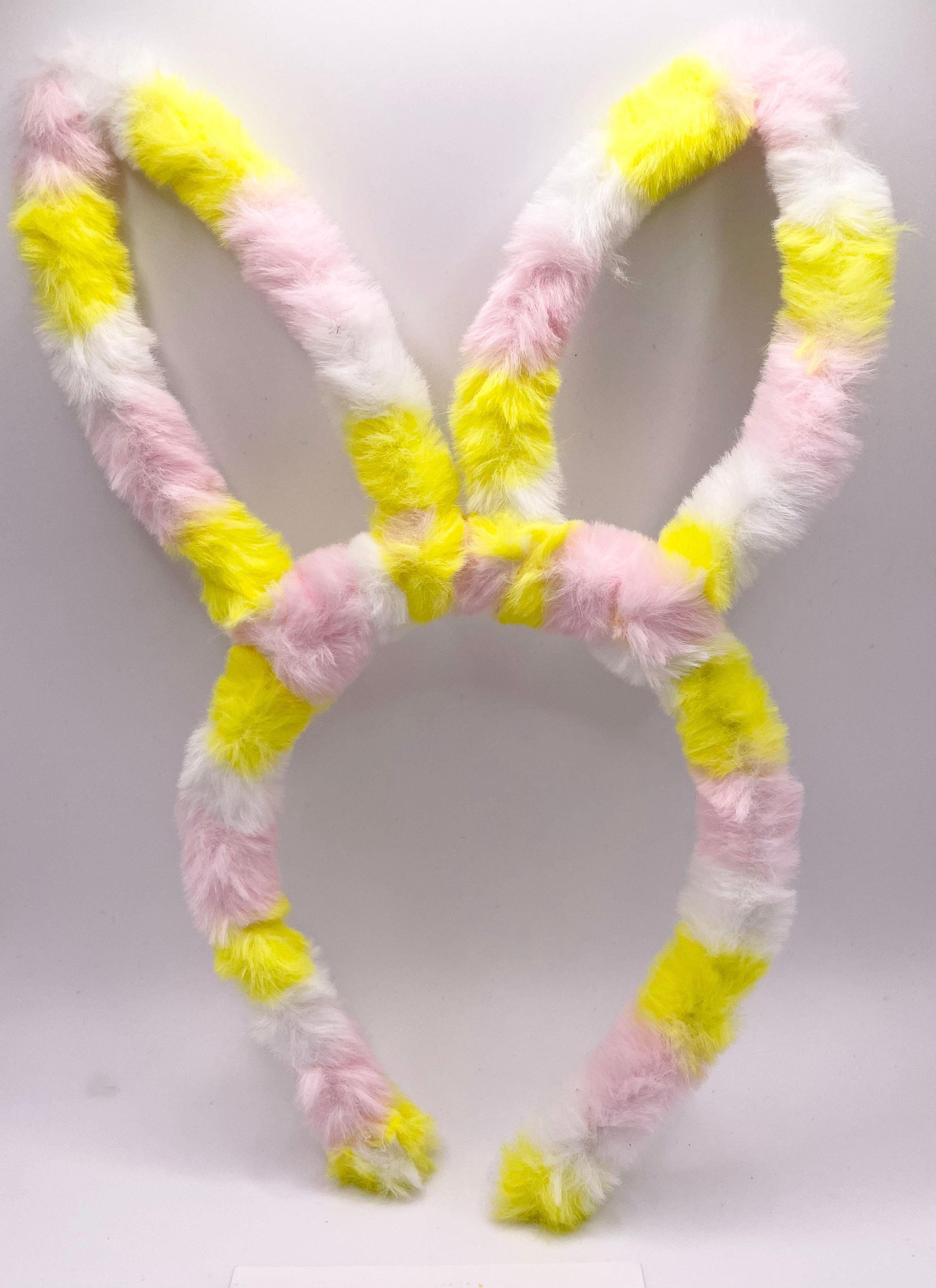 Yellow Bunny Ears Alice band