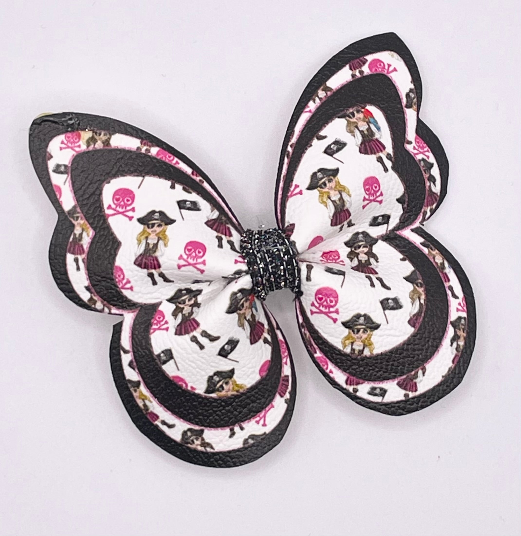 Pirate Butterfly Hair Clip