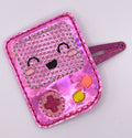 Pink Game Feltie Snap Clip