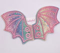 Pastel Rainbow Glitter Shoe Lace Wings