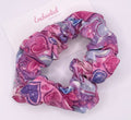 Purple Hearts Hair Scrunchie