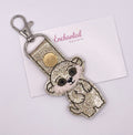 Golden Meerkat Key Fob