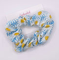 Blue Daisy Hair Scrunchie