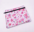 Pink Watercolour Floral  Purse
