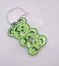 Green Teddy Bag Tag