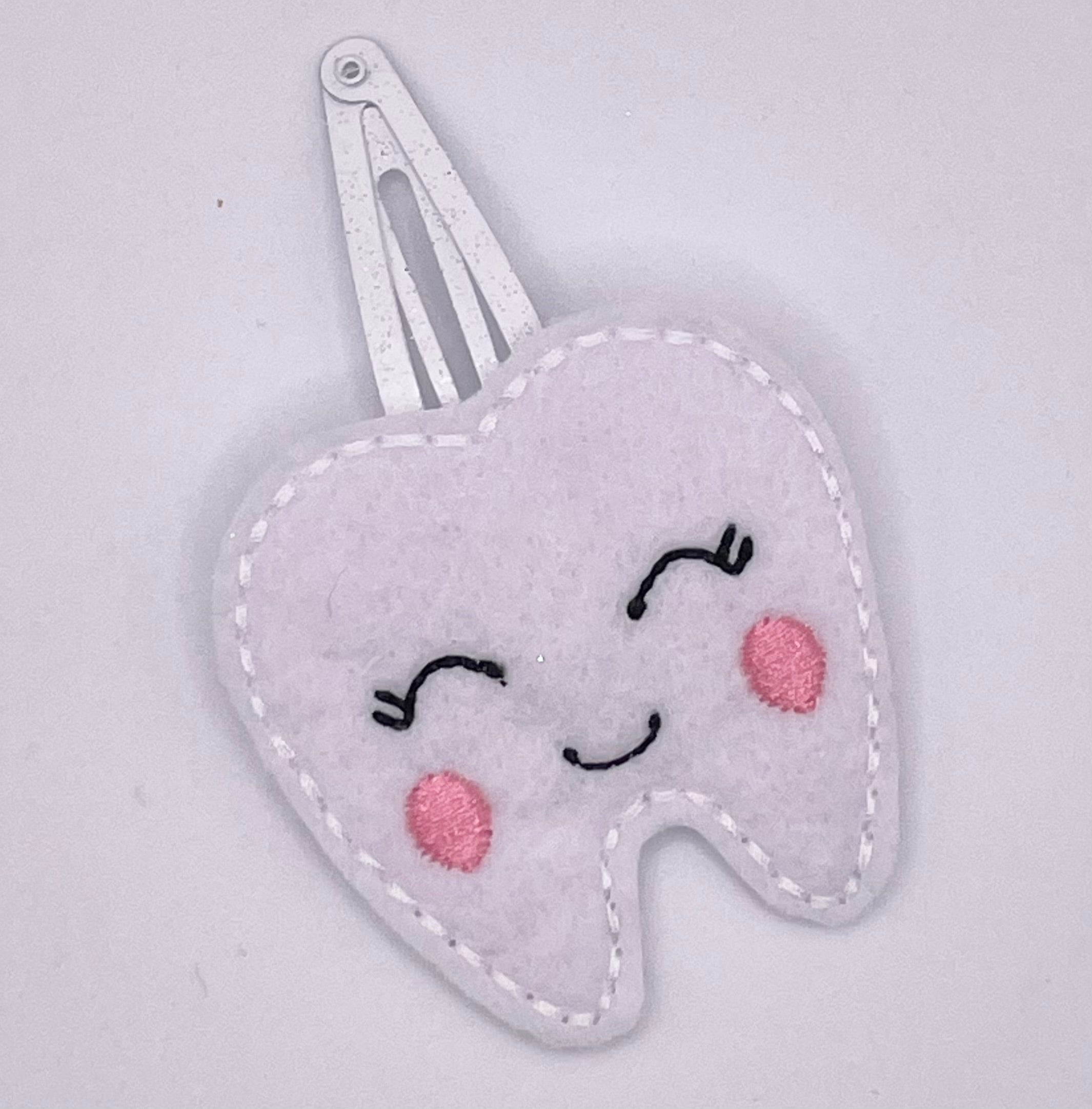 Tooth Feltie Snap Clip