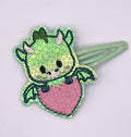 Dragon Heart Feltie Snap Clip