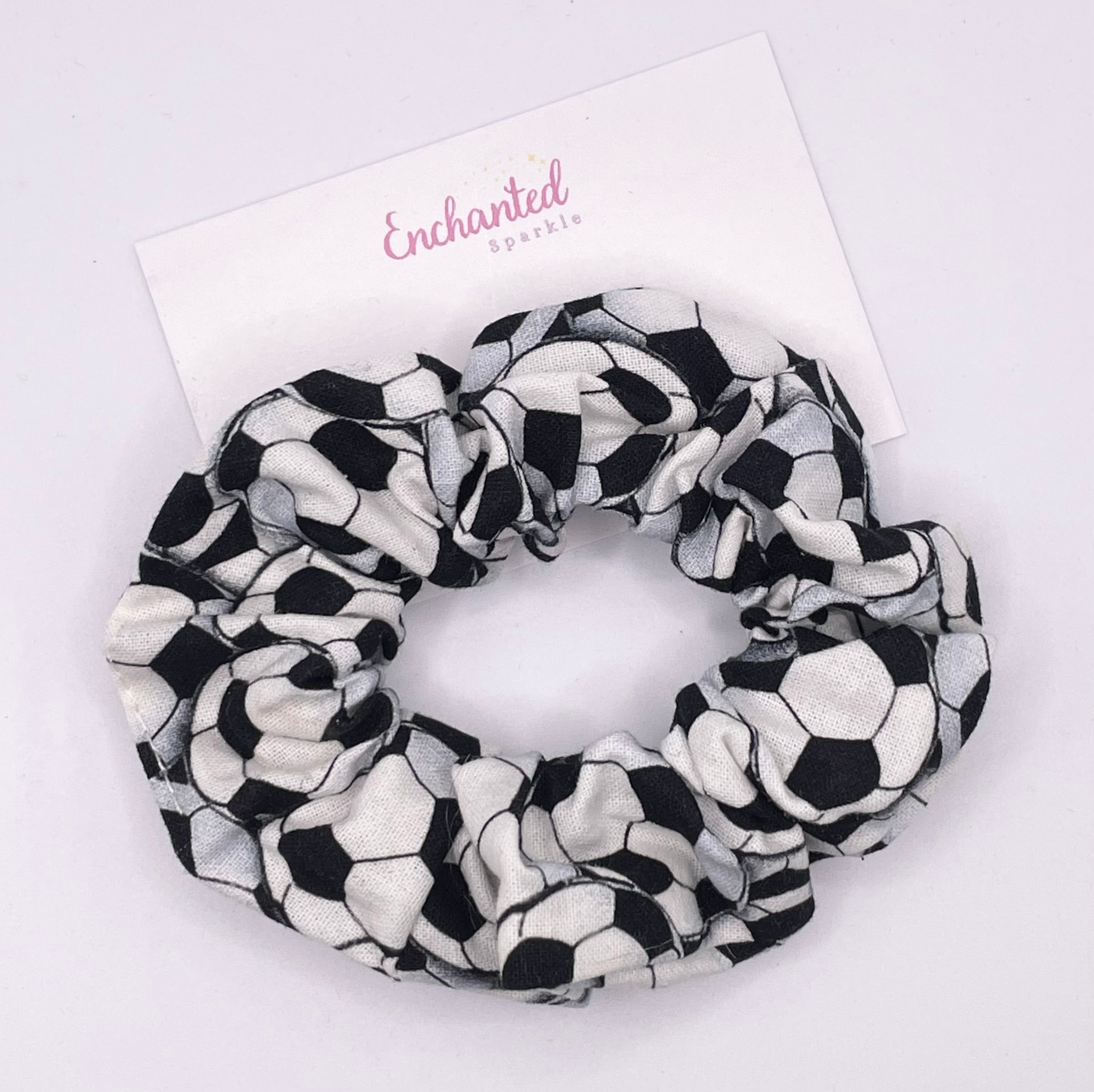 Football Hair Scrunchie