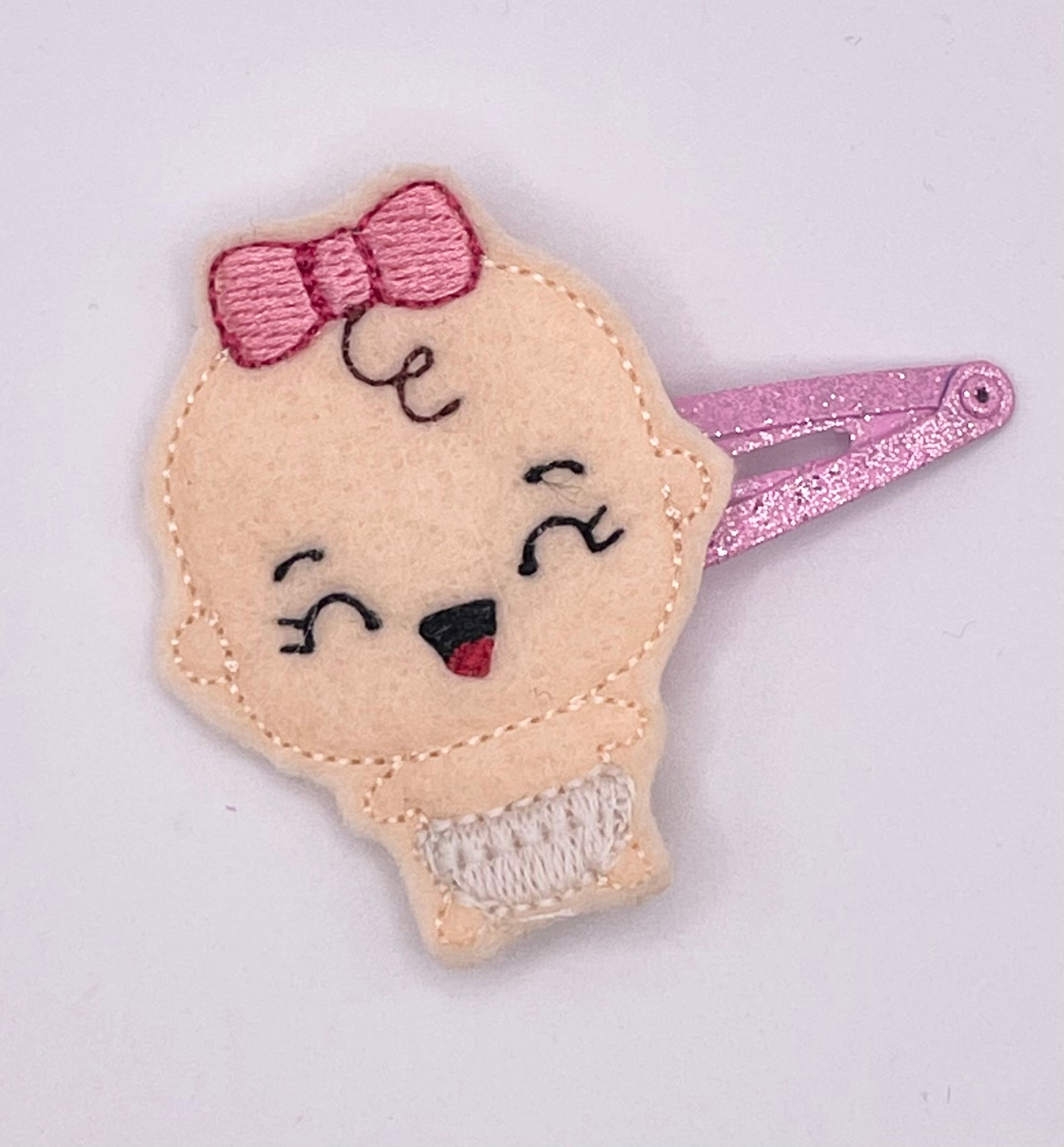 Baby Feltie Snap Clip