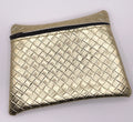 Gold Basket Weave Purse