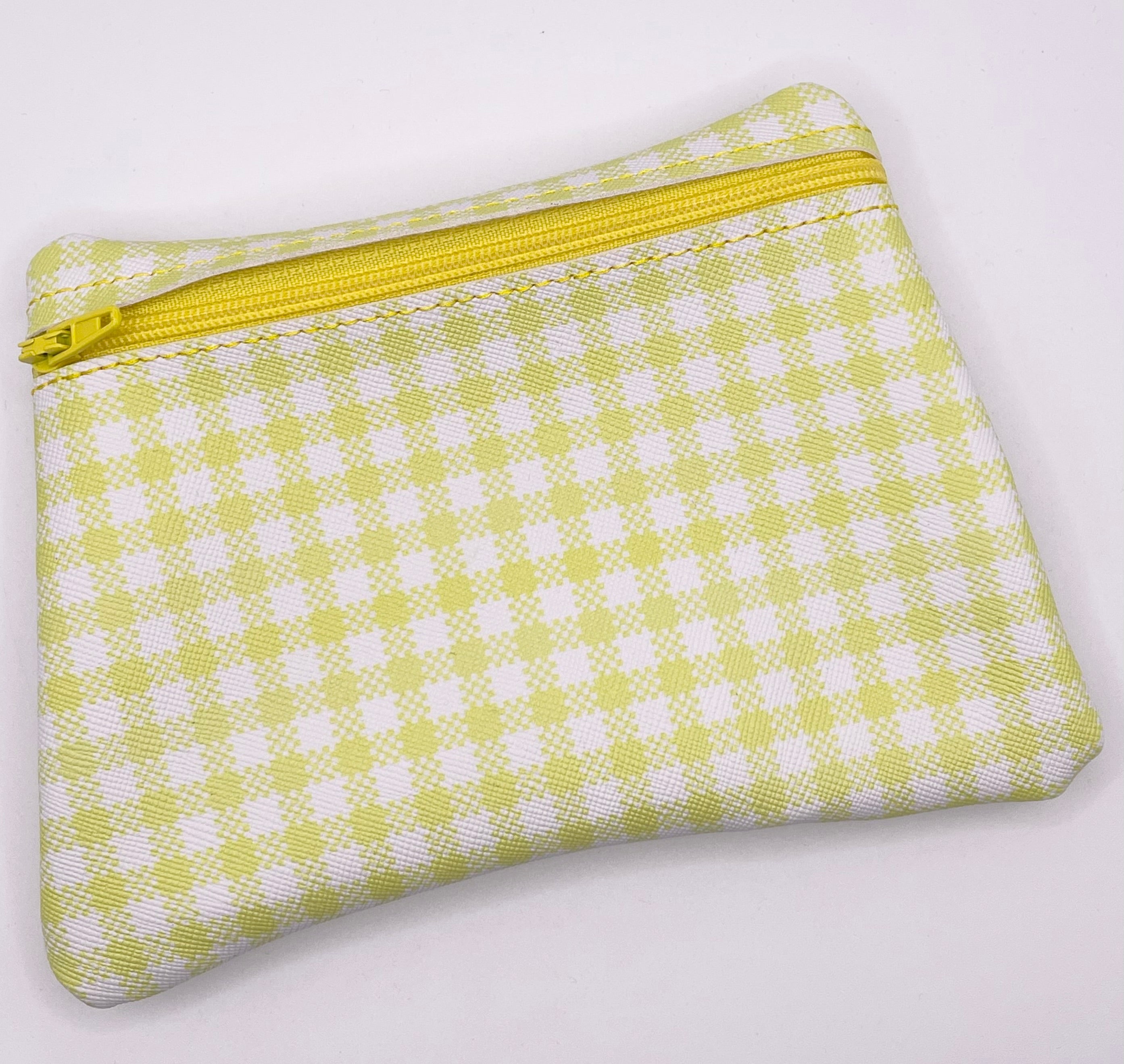 Yellow Gingham Purse