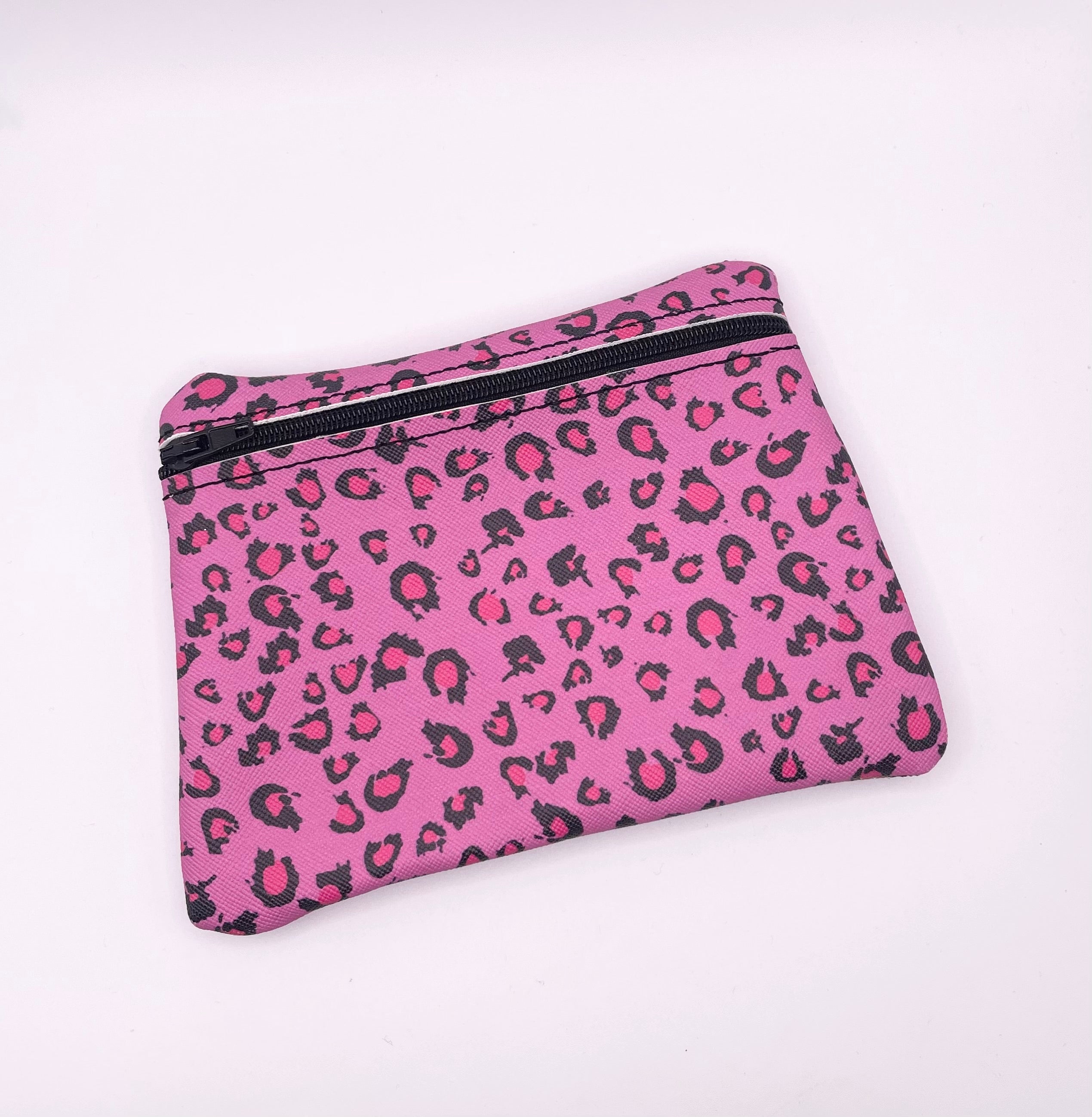 Hot Pink Leopard Print Purse