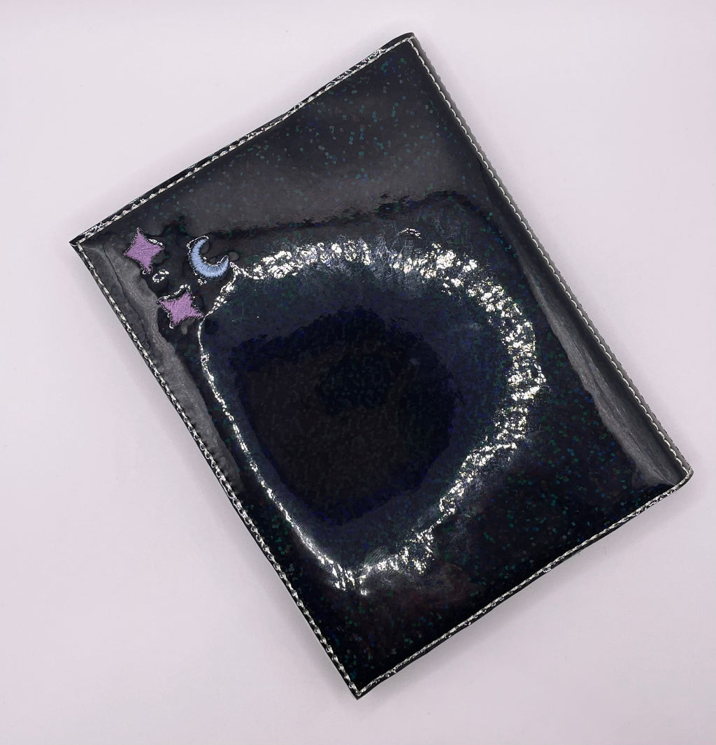 Humans Aren't Real - Alien - Unique Embroidered A6 Notebook Cover