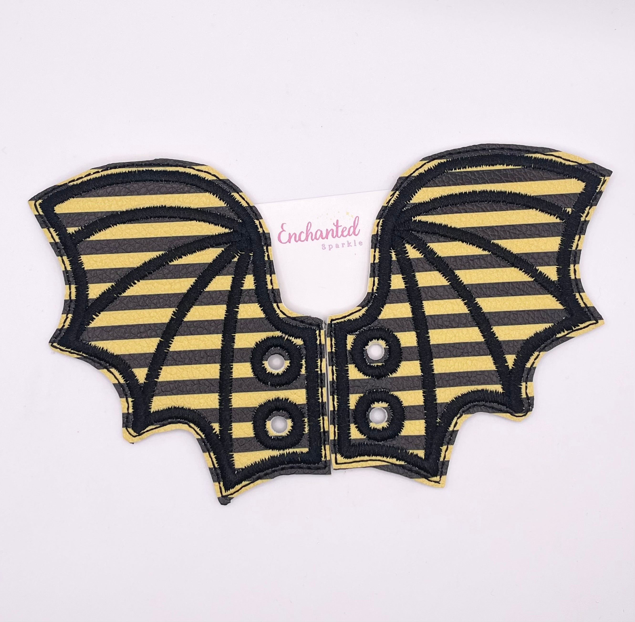 Bee Stripe Shoe Lace Wings