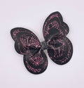 Pink spider Webs Butterfly Hair Clip