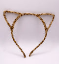 Leopard Print Cat Ears Alice band