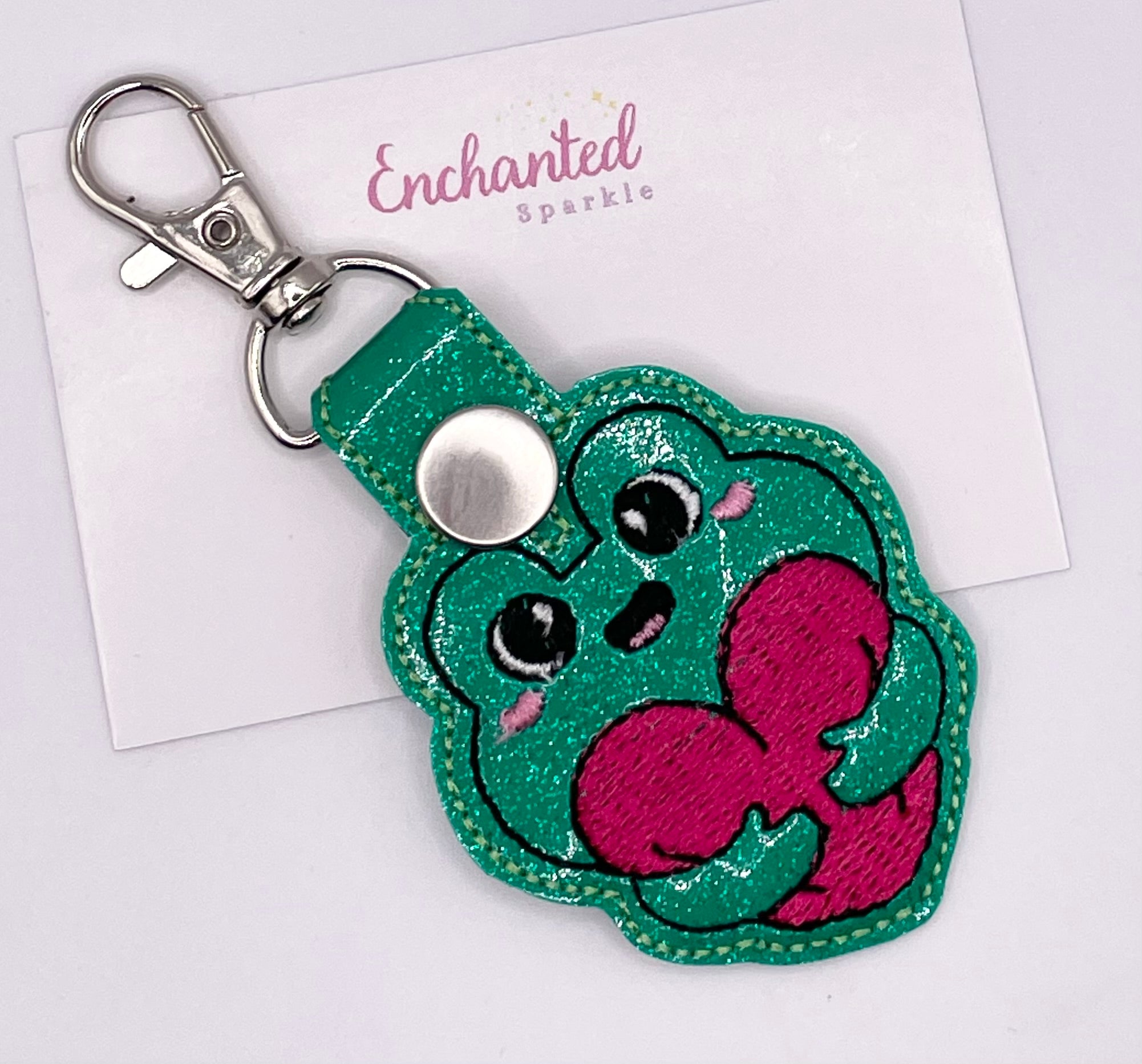 Heart Frog Key Fob