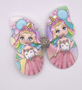 Unicorn Girl Butterfly Hair Clip