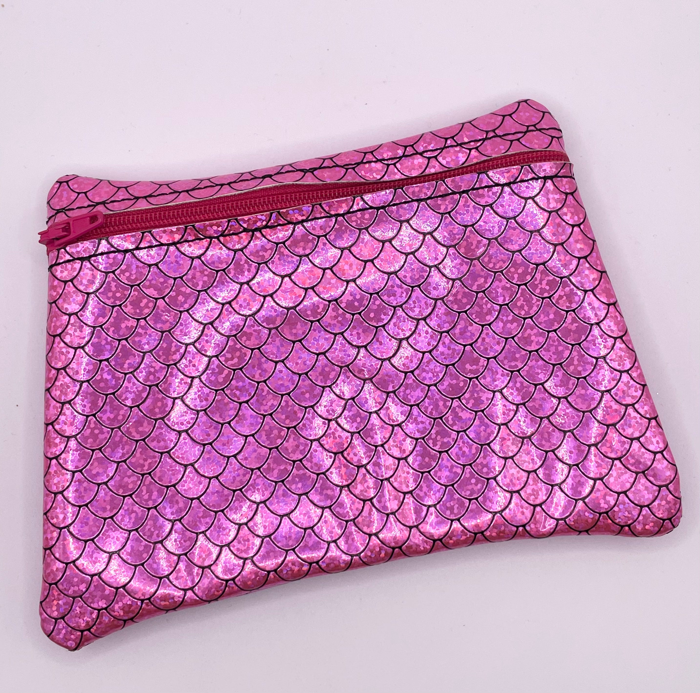 Pink Mermaid Scales Purse